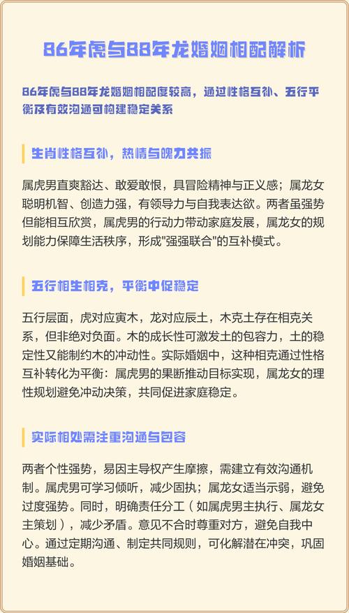 属虎和属龙姻缘会怎样发展？