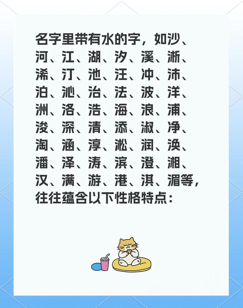 土命人名字中带有水字是否吉利？