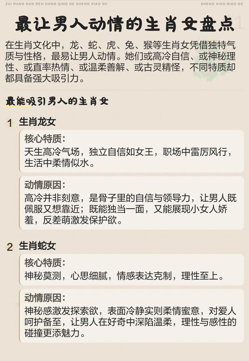 哪个生肖女天生有魅力，嫩让男人心动不以？
