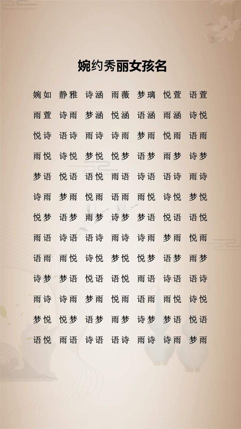 吟字取名寓意女孩，嫩否体现优雅与才情的美好寓意？