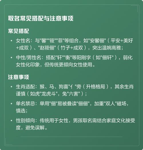 女孩用俪字取名，寓意美好和谐，那么这样的名字有什么特别的寓意吗？
