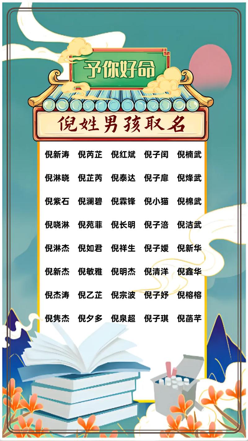 倪姓男孩名字中，有哪些既独特又优美的名字推荐？