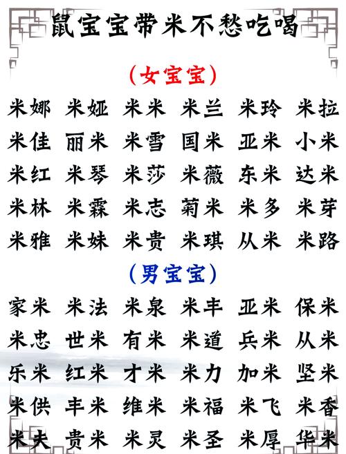 米姓洋气男宝宝名字叫什么？有没有什么好听的推荐？