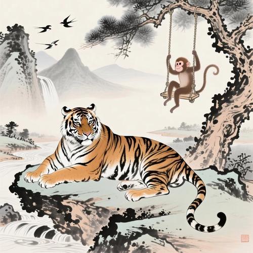 虎和猴相冲时，究竟是谁会遭遇不幸呢？