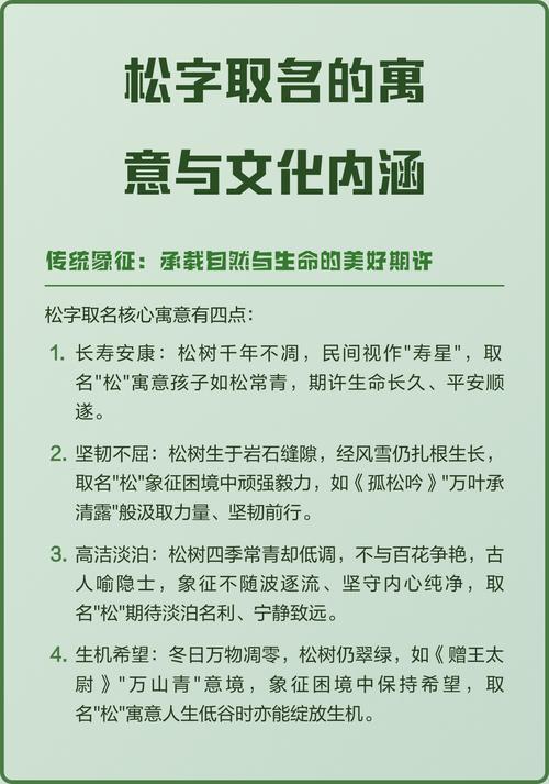 松字取名寓意女孩，有哪些美好的象征和深层含义？