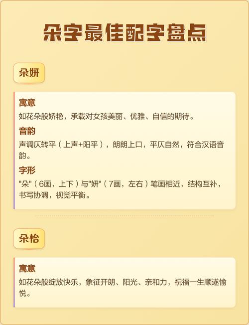 朵字取名寓意女孩，有哪些美好的象征和含义？