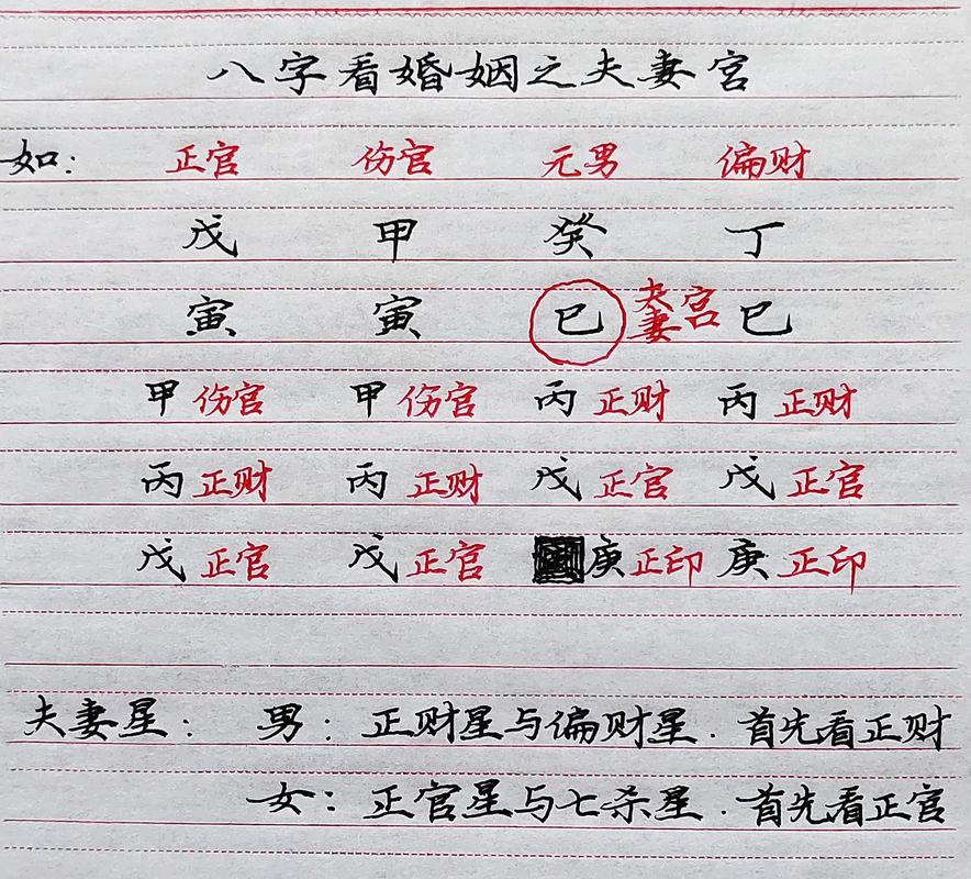 男命八字中，如何判断妻宫是否合妻星，从而影响婚姻运势？