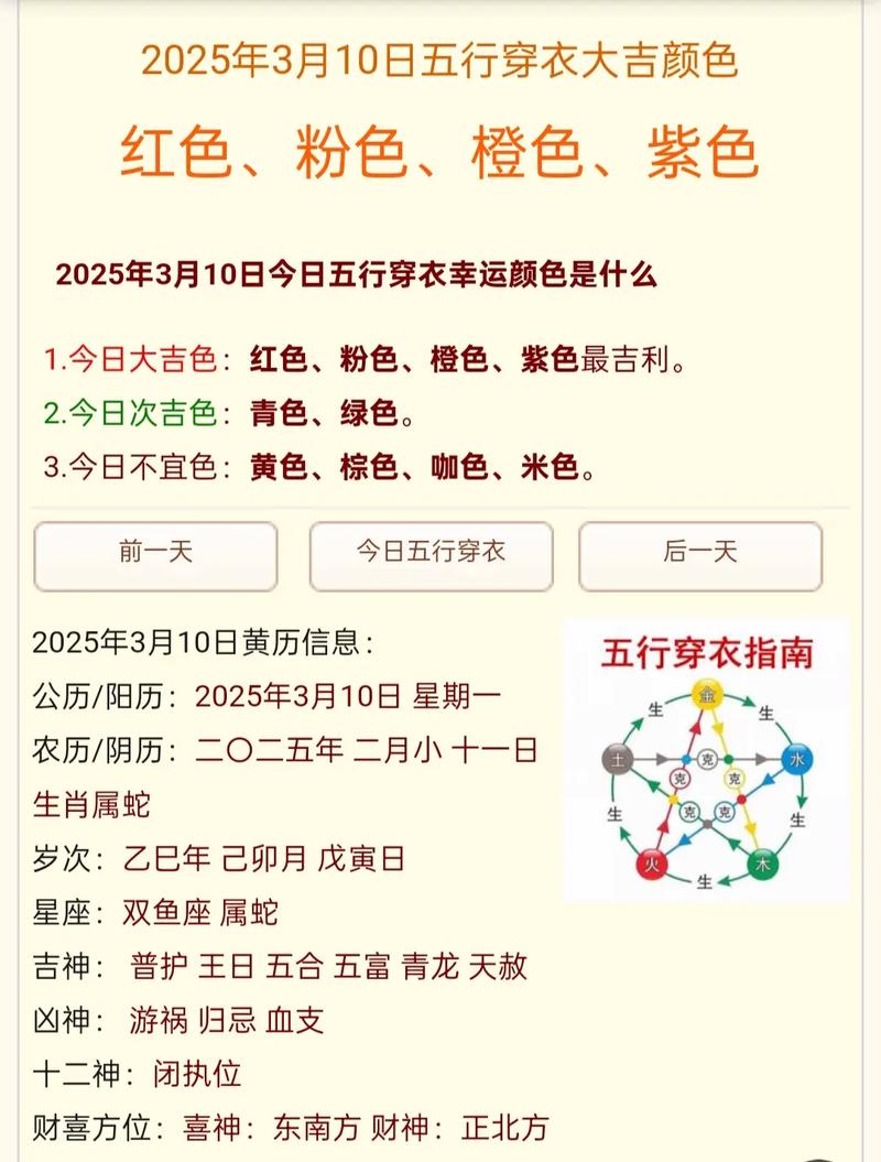2026年4月24日安门吉时每日五行穿衣指南是什么？