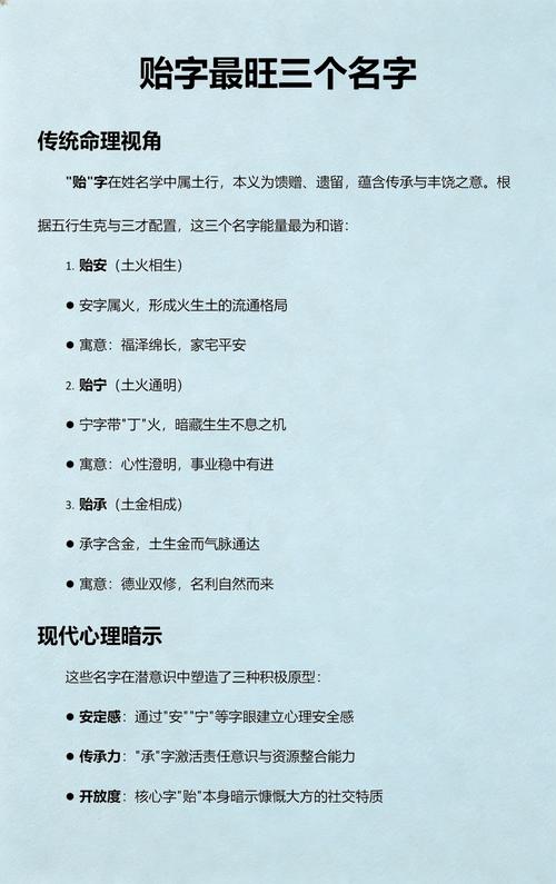 贻字五行属什么？如何根据贻字五行属性为男孩取名？