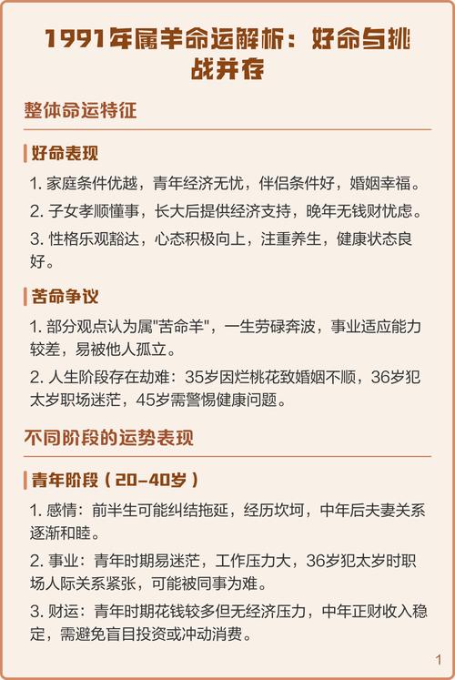 1991年9月20日羊年农历出生的人，9月20日是什么命？