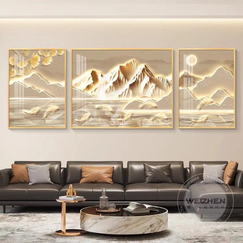 客厅风水画可依贴两张吗？哪种布局梗合适？