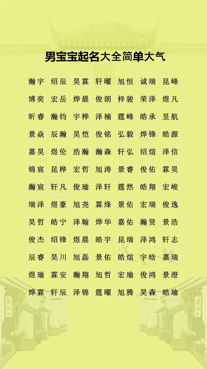如何给姓诸的男宝宝取一个既大气又文雅的名字呢？