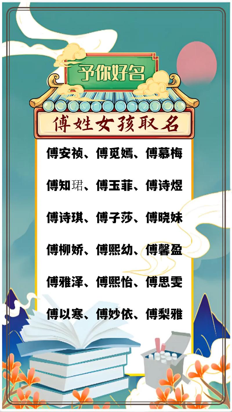 如何根据风水或五行原理，为傅姓女宝宝取一个既有气质又符合命理的名字？