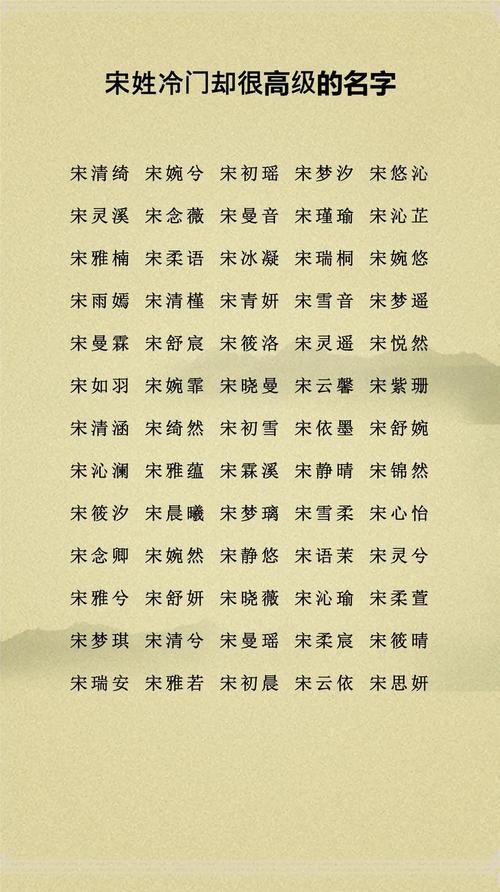 宋姓有涵养的小男孩叫什么名字呢？有没有什么寓意美好的名字推荐？