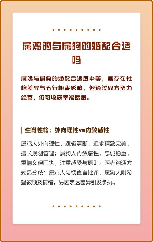 属鸡的93年和属狗的94年结婚合适吗？