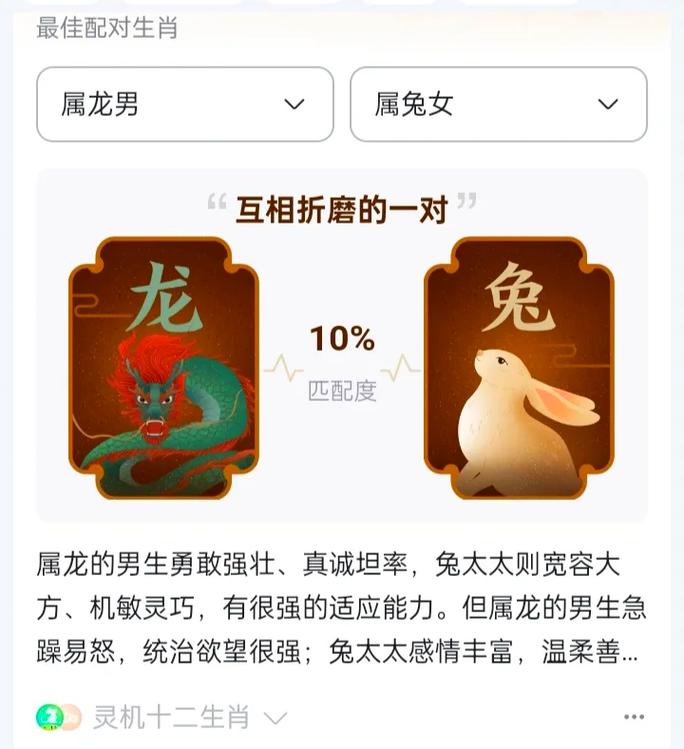 属兔和属龙婚配是否合适，有没有什么讲究？