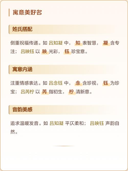 吕姓男宝宝取名时，有没有什么既优美又寓意深刻的名字推荐呢？