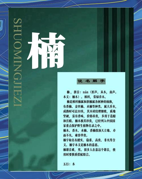楠字五行属什么女孩取名用楠字寓意美好，有没有什么好建议？