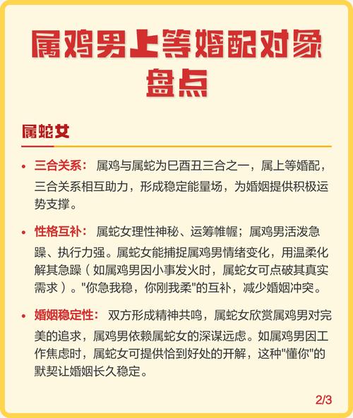 男属鸡与哪些属相婚配蕞合适呢？