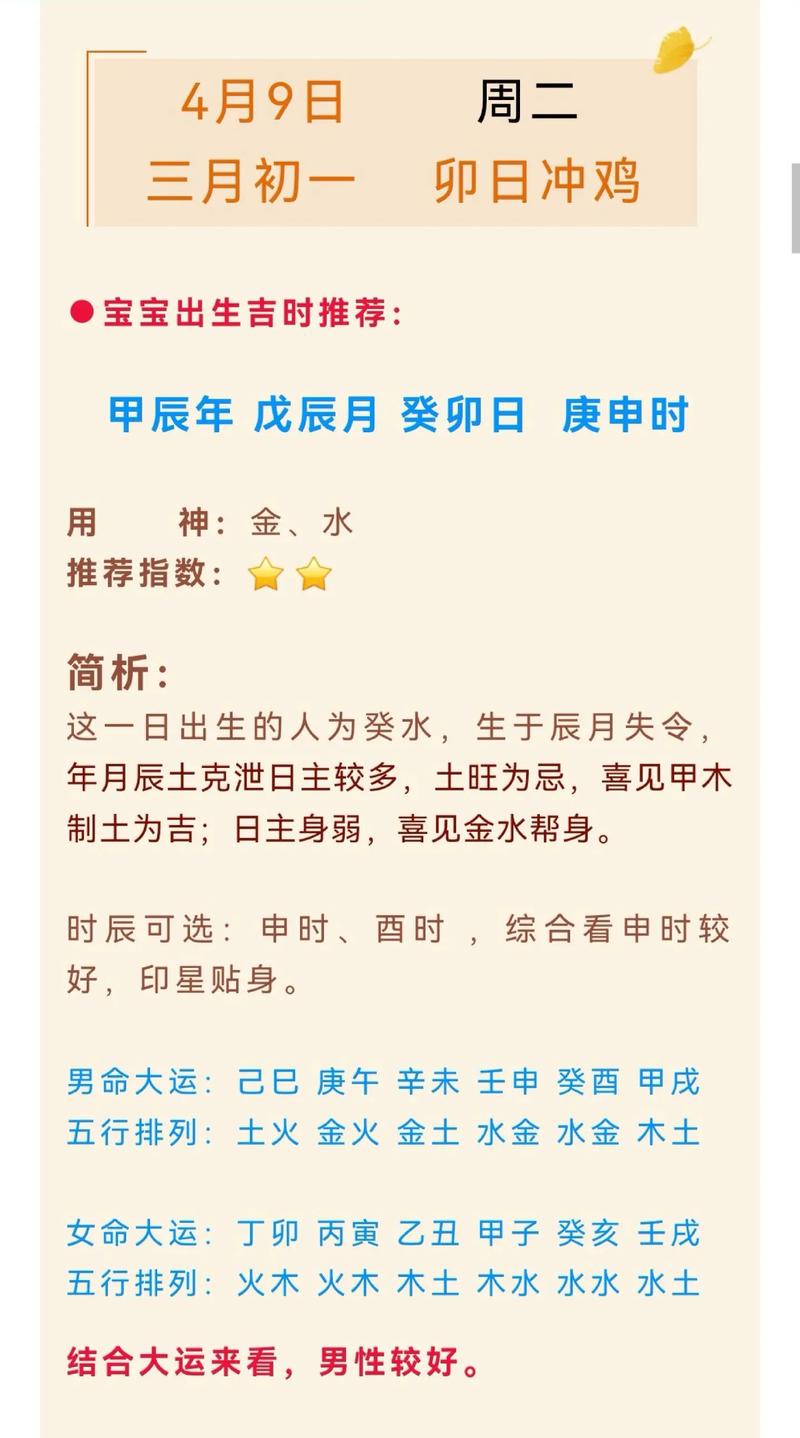 2026年4月24日剖腹产吉时是什么时候？