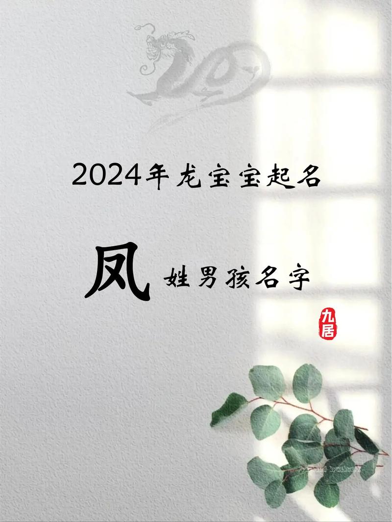 凤姓男宝宝名字中，哪个名字最优美？