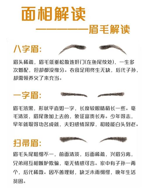 女人哪种眉毛形状最能决定命运？