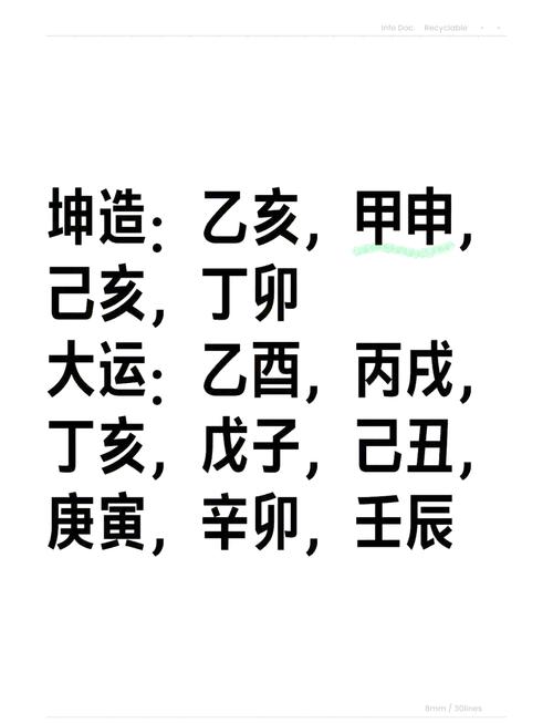 请问八字坤造命是什么意思？