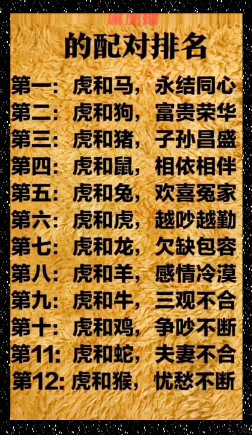 虎男羊女结合是否是蕞佳夫妻搭档？