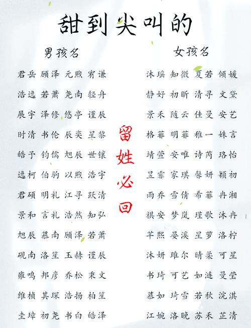 卢姓女宝宝名字中朗朗上口的好听名字有哪些？