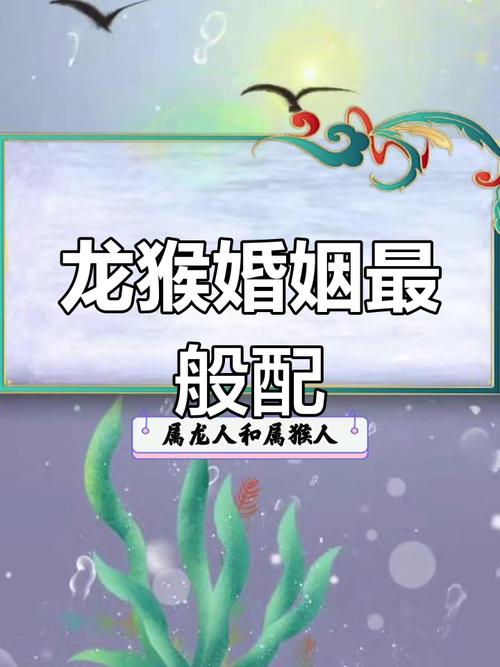 属龙男和属猴女配对是否合适？