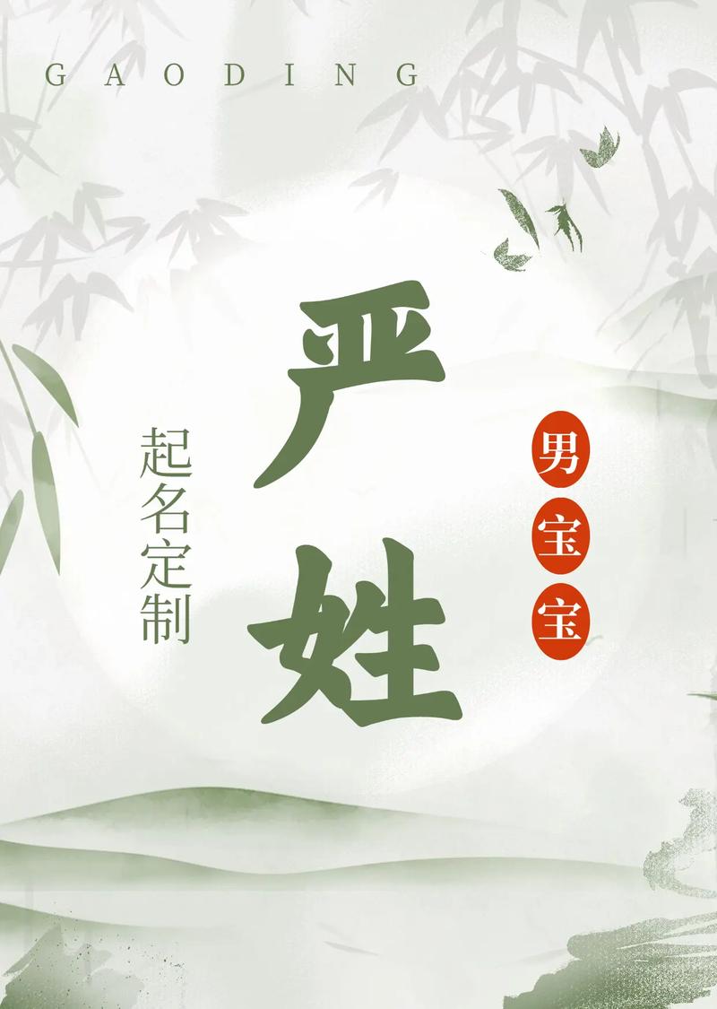 姓严的男孩取个有智慧才气的名字叫什么好？