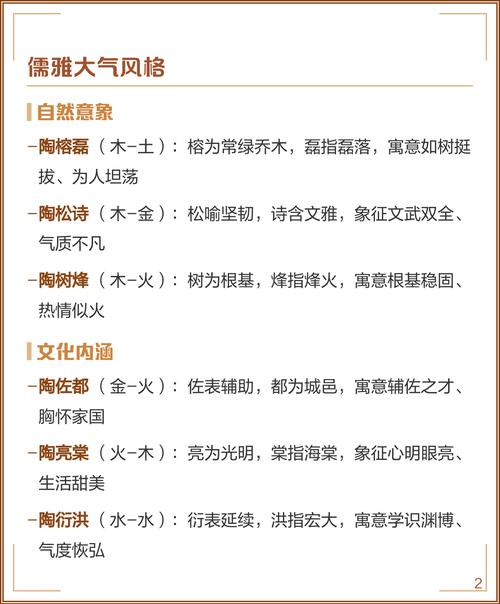 陶姓男孩起一个优美的名字，有没有什么好建议？