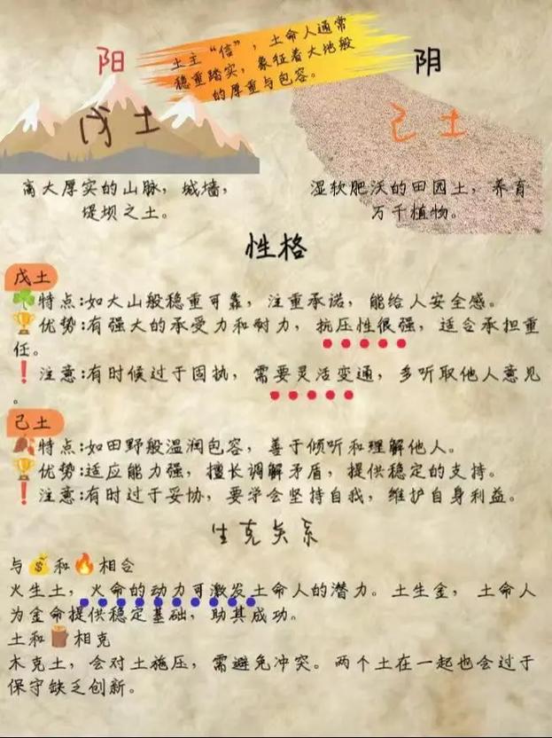 戊土命的人究竟偏爱哪种属性的土，其性格特征又会因此有何不同？