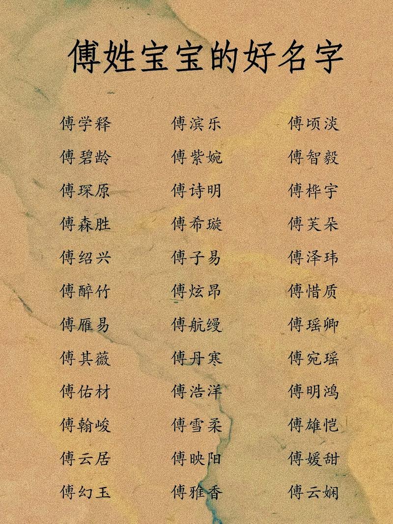 傅字取名寓意深远，男孩用傅字取名，是否寓意着智慧与才华？