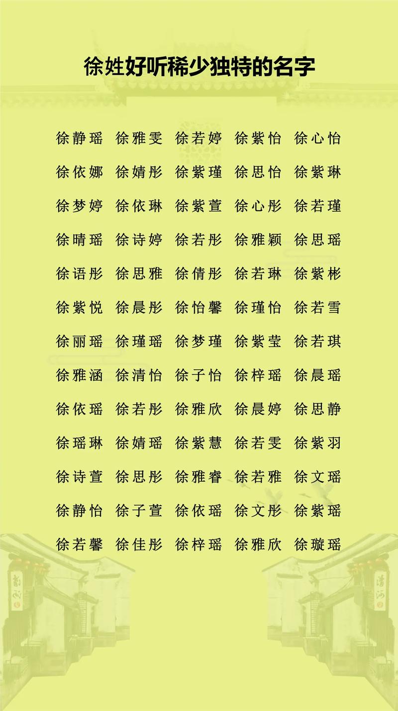 徐姓男宝宝名字中，有没有一个既吉利又响亮的名字推荐呢？