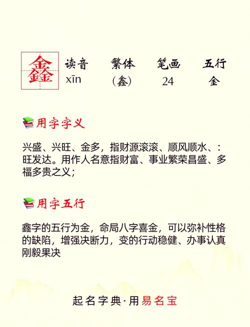 鑫字五行属金吗？如何给五行属金的女孩取一个最佳组合名字？