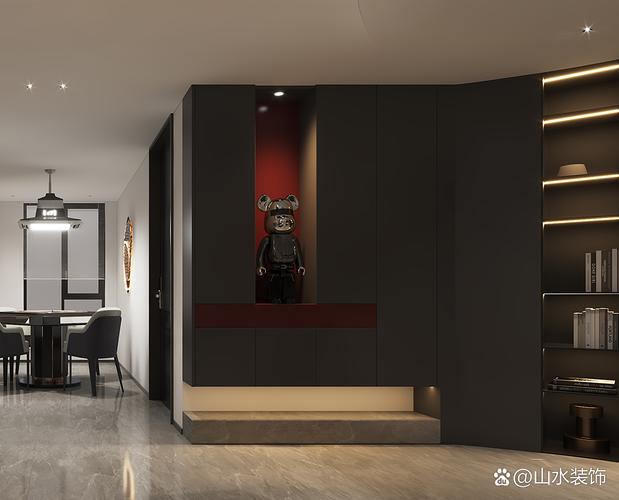 门口走廊黑色设计是否会影响家居风水布局？