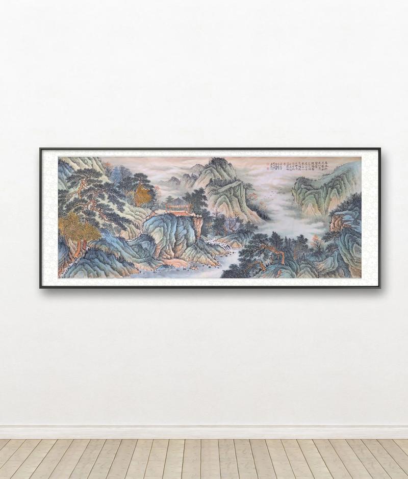 家里沙发后面挂风水画合适吗？