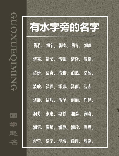 水姓男宝宝名字中哪个字最能体现其优美大方气质？