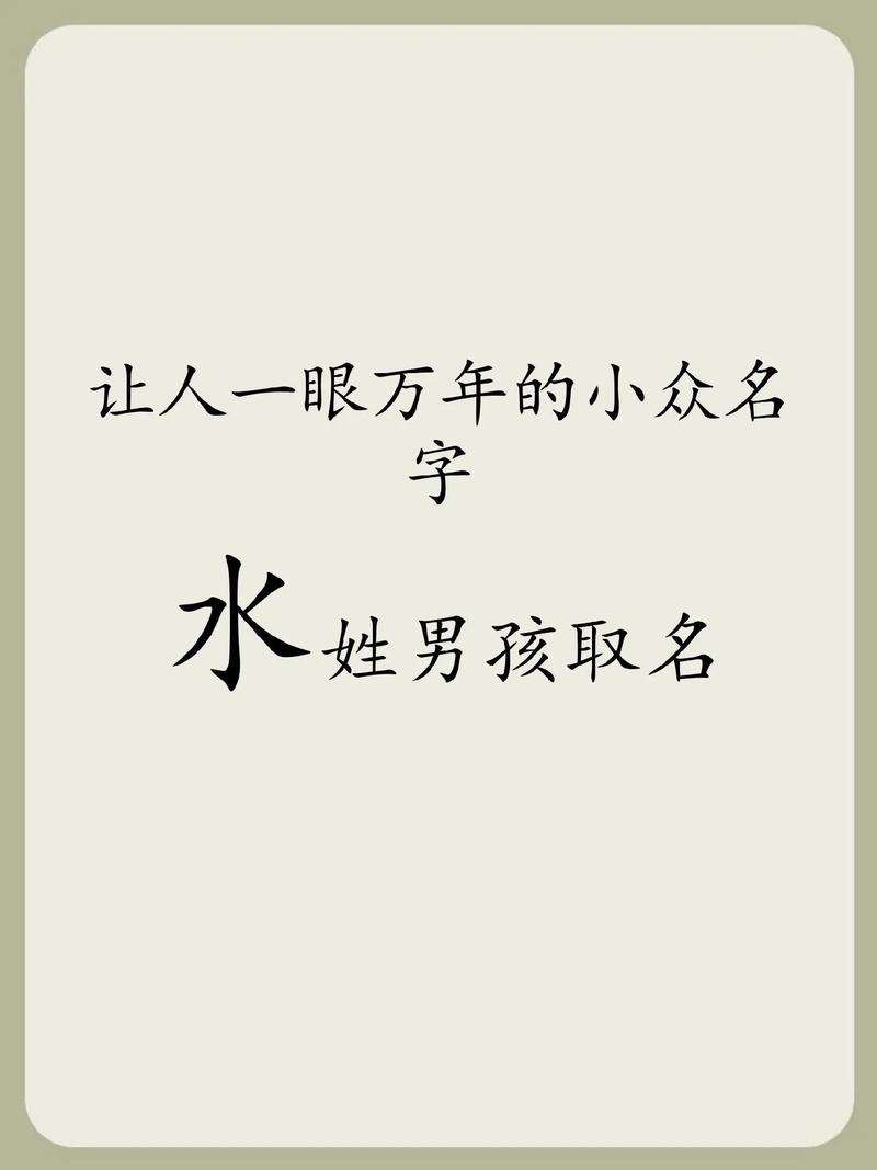 水姓智慧才气男宝宝名字，有没有什么寓意深刻又朗朗上口的好建议呢？