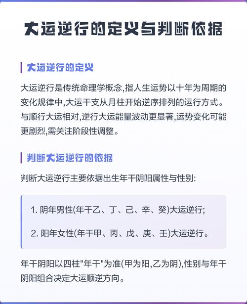 大运逆行人有哪些显著的性格或行为特点？