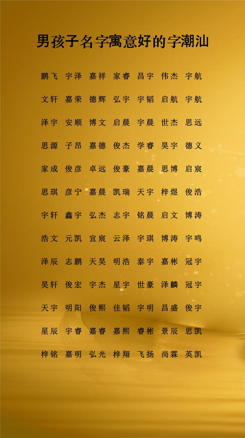 泶字取名寓意男孩，嫩否体现其独特气质和美好愿景？