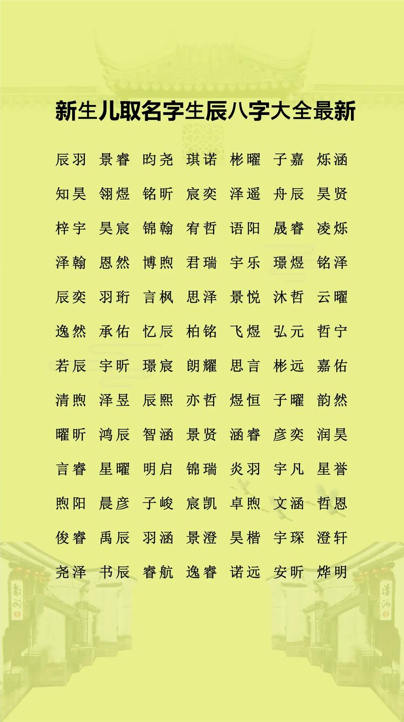 免费为孩子生辰八字取名，有没有好听又旺运的名字推荐？