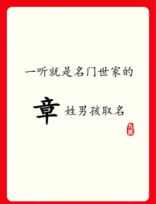章姓创意男孩名字，有没有什么特别有寓意的好名字推荐？