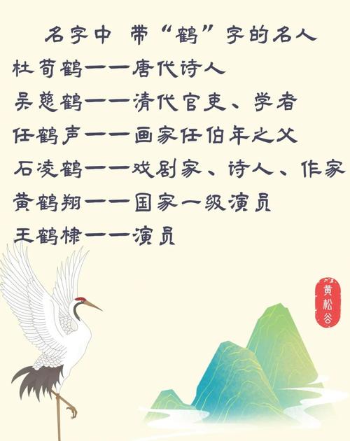 鹤字五行属什么？女孩最佳组合名字有哪些？