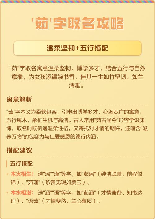 茹字取名寓意女孩如何结合风水或五行进行优化？