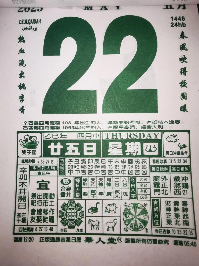 2026年5月22日黄历显示，这天适合拆房吗？