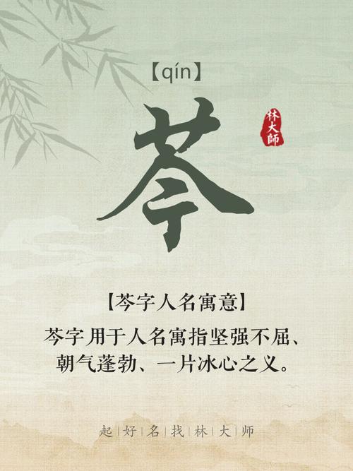芩字取名寓意女孩，是否富含清新、高洁的美好寓意？