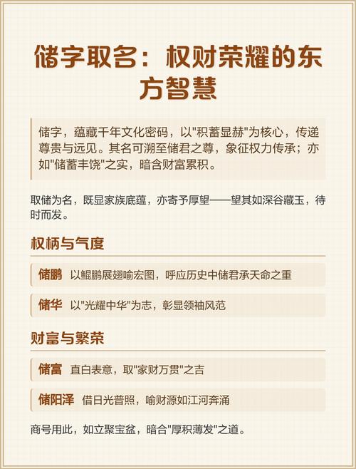 女孩用储字取名，寓意财富积累，这个名字好在哪里？