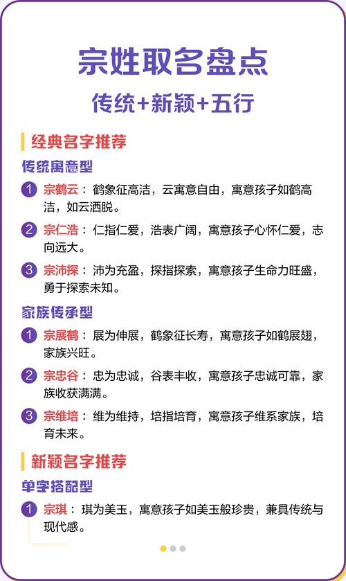 宗姓男宝宝取名，有没有创意十足、寓意美好的长名字推荐呢？